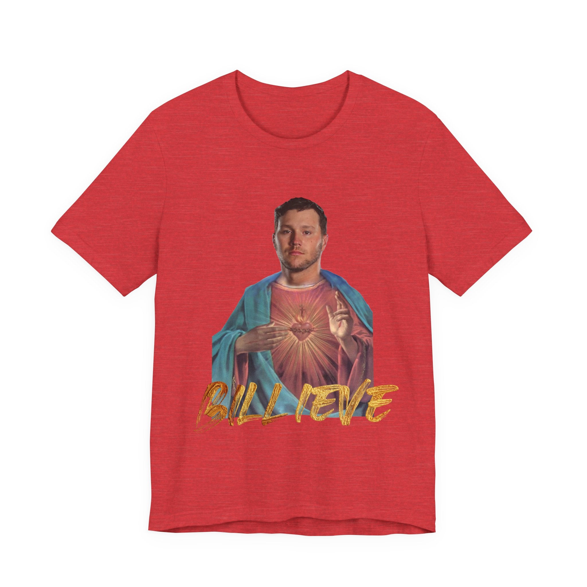Buffalo Bills Josh Allen Billieve T-Shirt, Football Fan Gift, Game Day Apparel, NFL Team Tee, Sports Fan Shirt