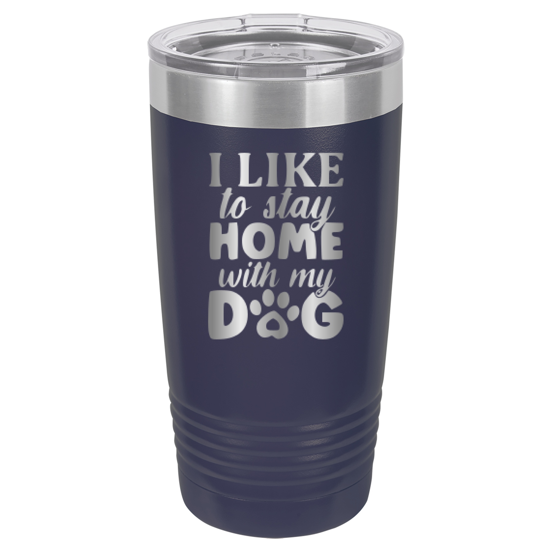 I Like To Stay Home With My Dog - 20oz Polar Camel Tumbler image 9