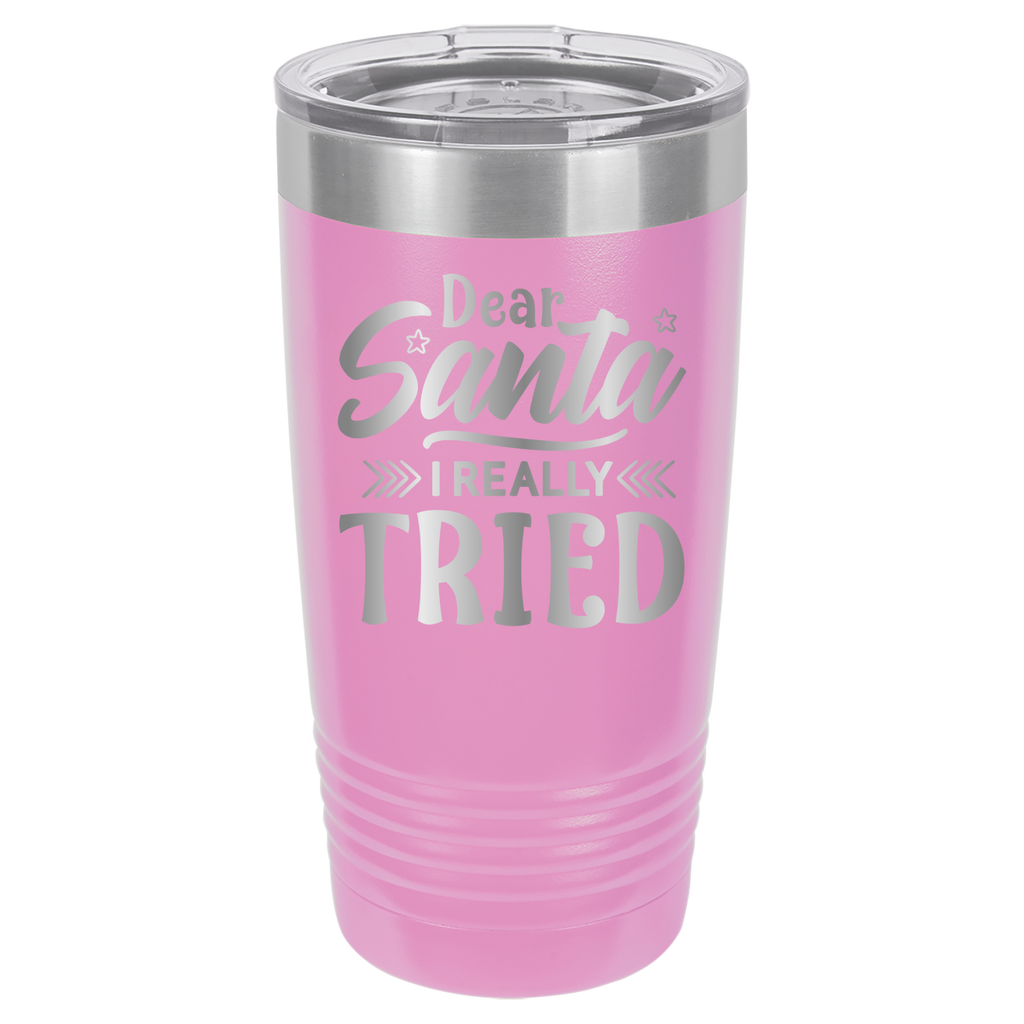 Dear Santa I Really Tried - 20oz Polar Camel Tumbler image 10