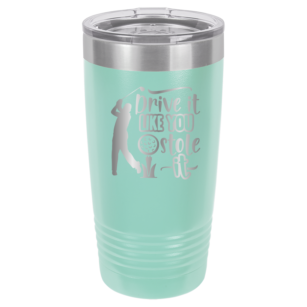 Drive It Like You Stole It (Male) - 20oz Polar Camel Tumbler - Golf image 15