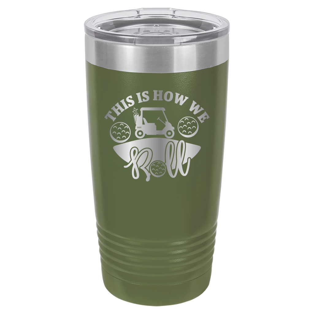 This Is How We Roll  -Golf - 20oz Polar Camel Tumbler image 8