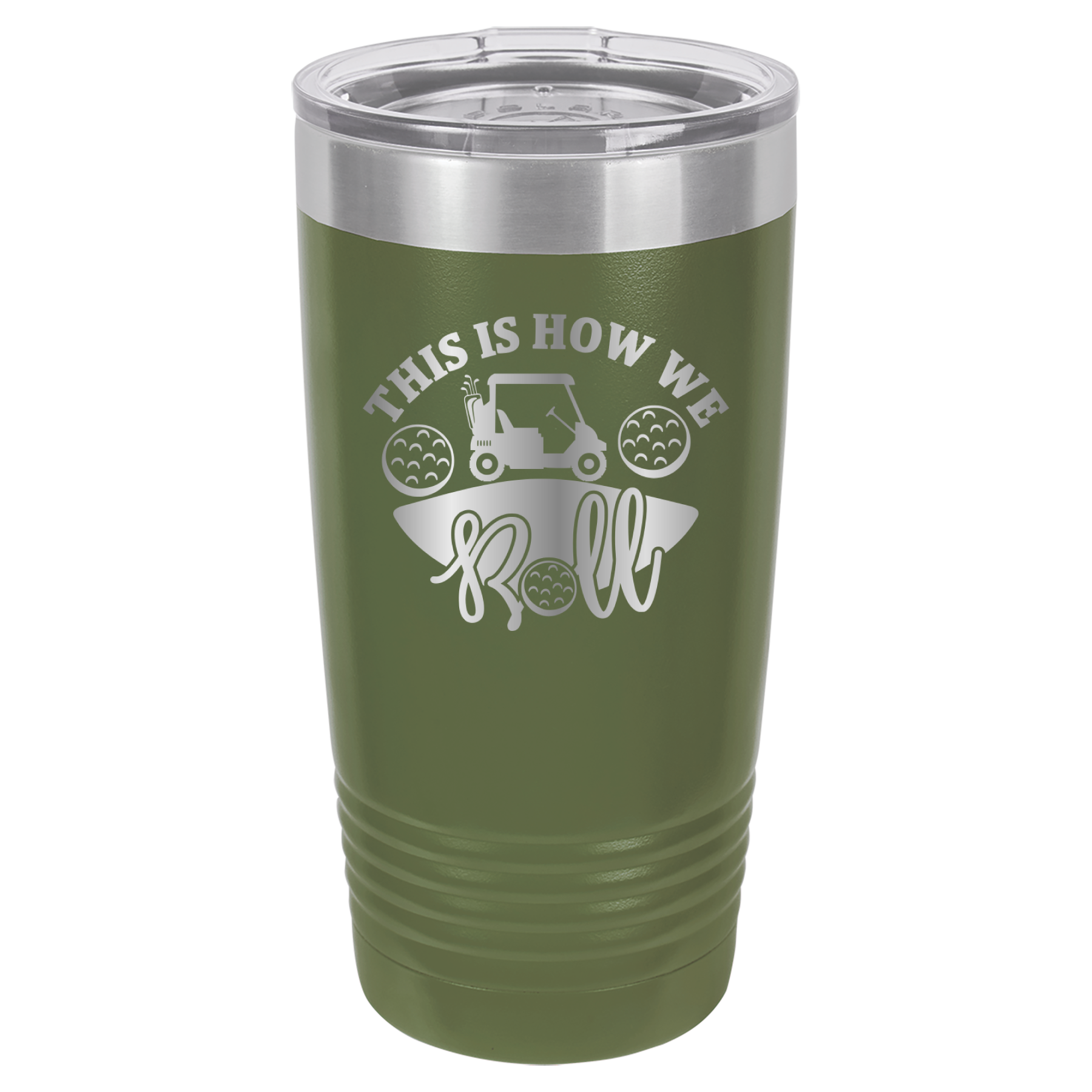 This Is How We Roll  -Golf - 20oz Polar Camel Tumbler image 8