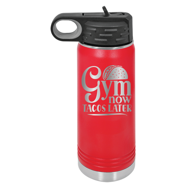Gym Now, Tacos Later - 20oz Polar Camel Tumbler - Sip in Style! image 17