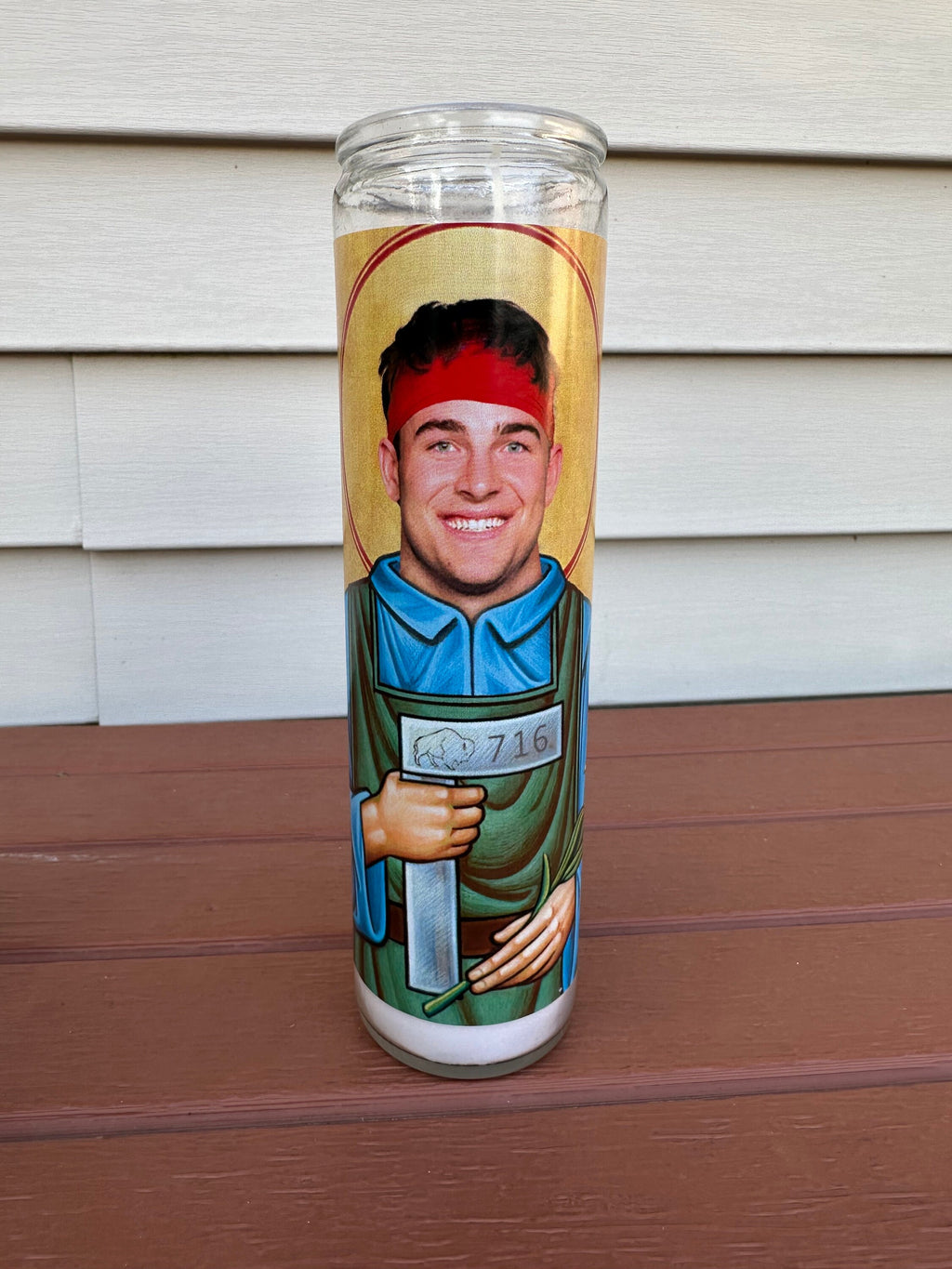 Dalton Kincaid - Buffalo Bills Prayer Candle