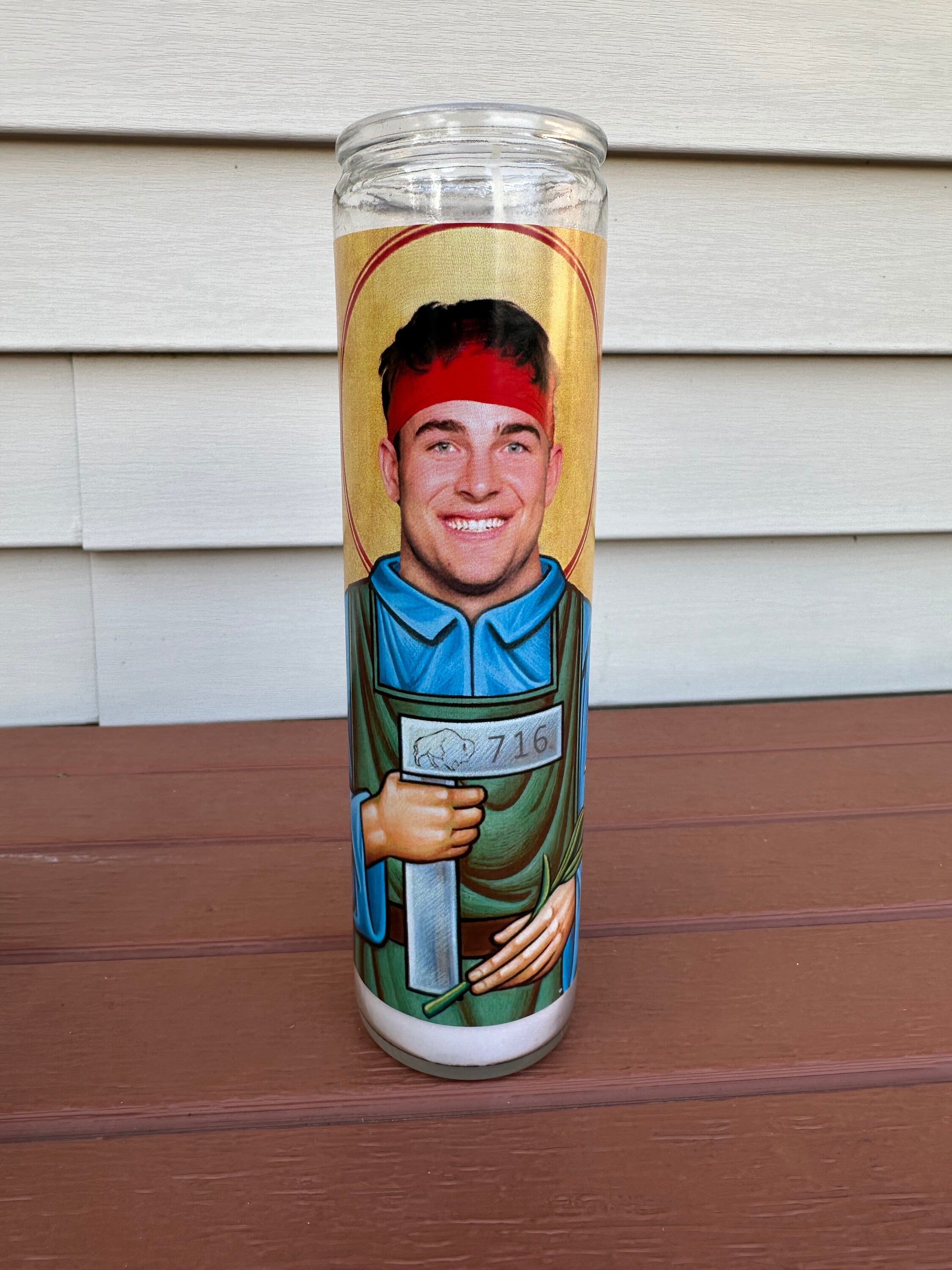 Dalton Kincaid - Buffalo Bills Prayer Candle