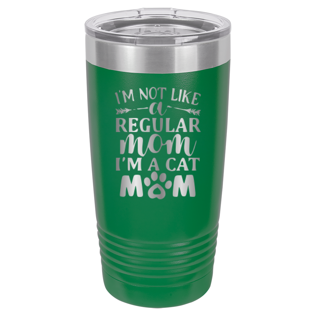I'm Not Like A Regular Mom, I'm A Cat Mom - 20oz Polar Camel Tumbler image 0