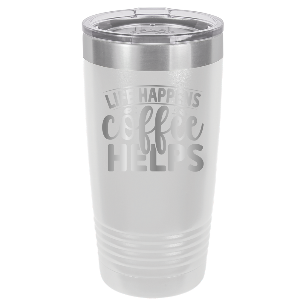 Life Happens Coffee Helps - 20oz Polar Camel Tumbler image 3
