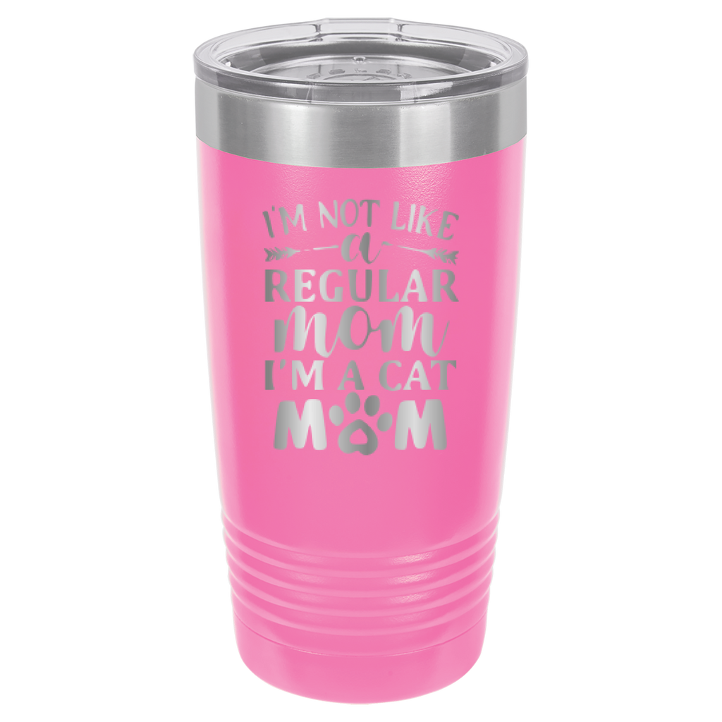 I'm Not Like A Regular Mom, I'm A Cat Mom - 20oz Polar Camel Tumbler image 6