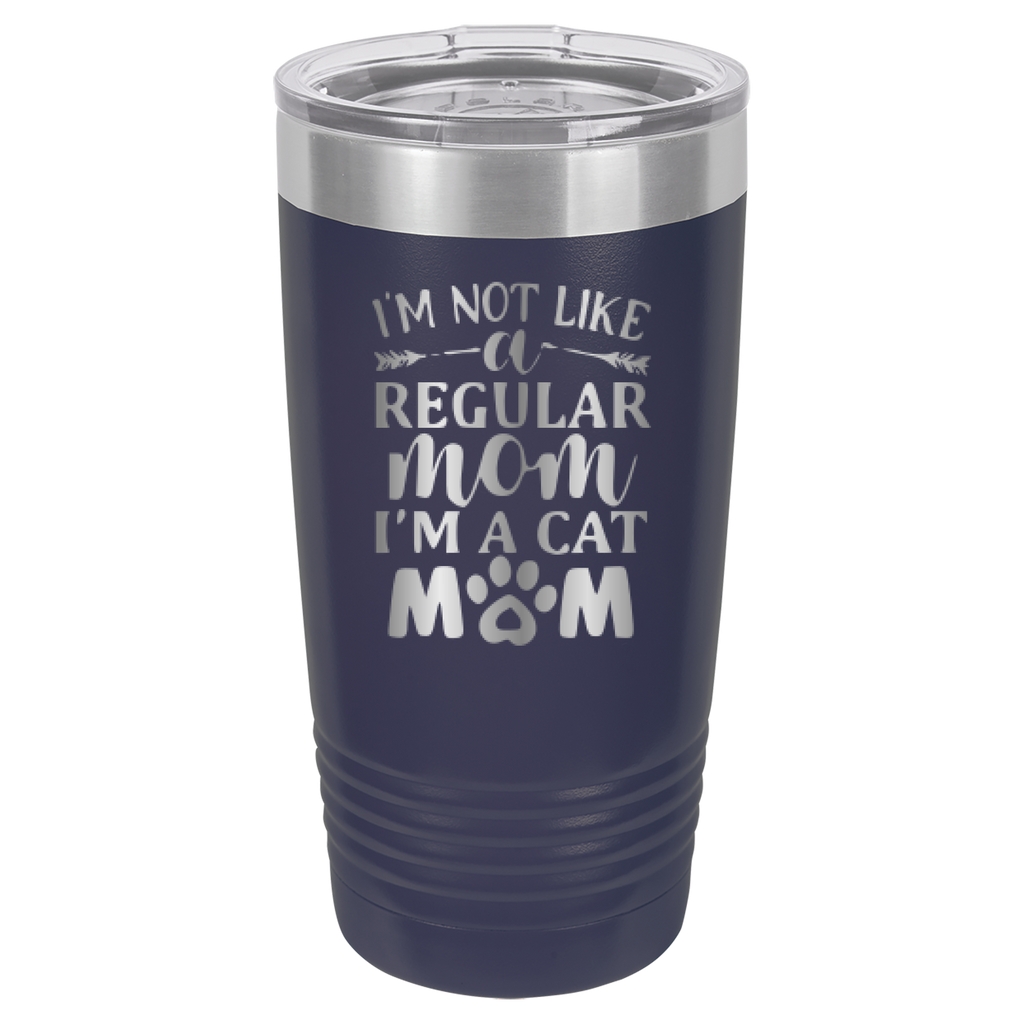 I'm Not Like A Regular Mom, I'm A Cat Mom - 20oz Polar Camel Tumbler image 9