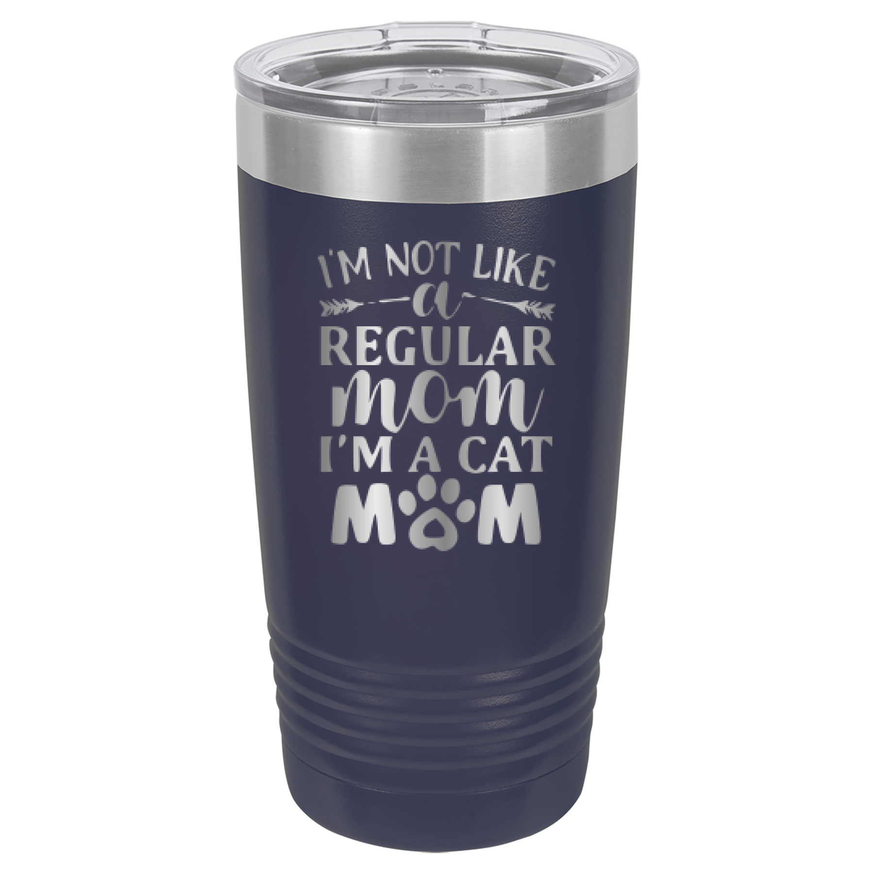 I'm Not Like A Regular Mom, I'm A Cat Mom - 20oz Polar Camel Tumbler image 9