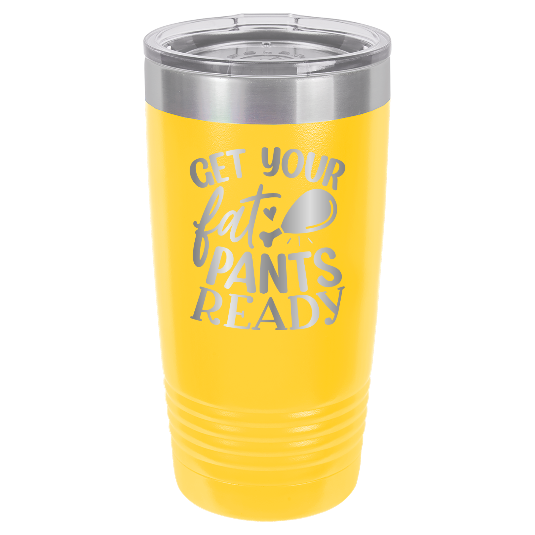 Get Your Fat Pants Ready - 20oz Polar Camel Tumbler - Yellow image
