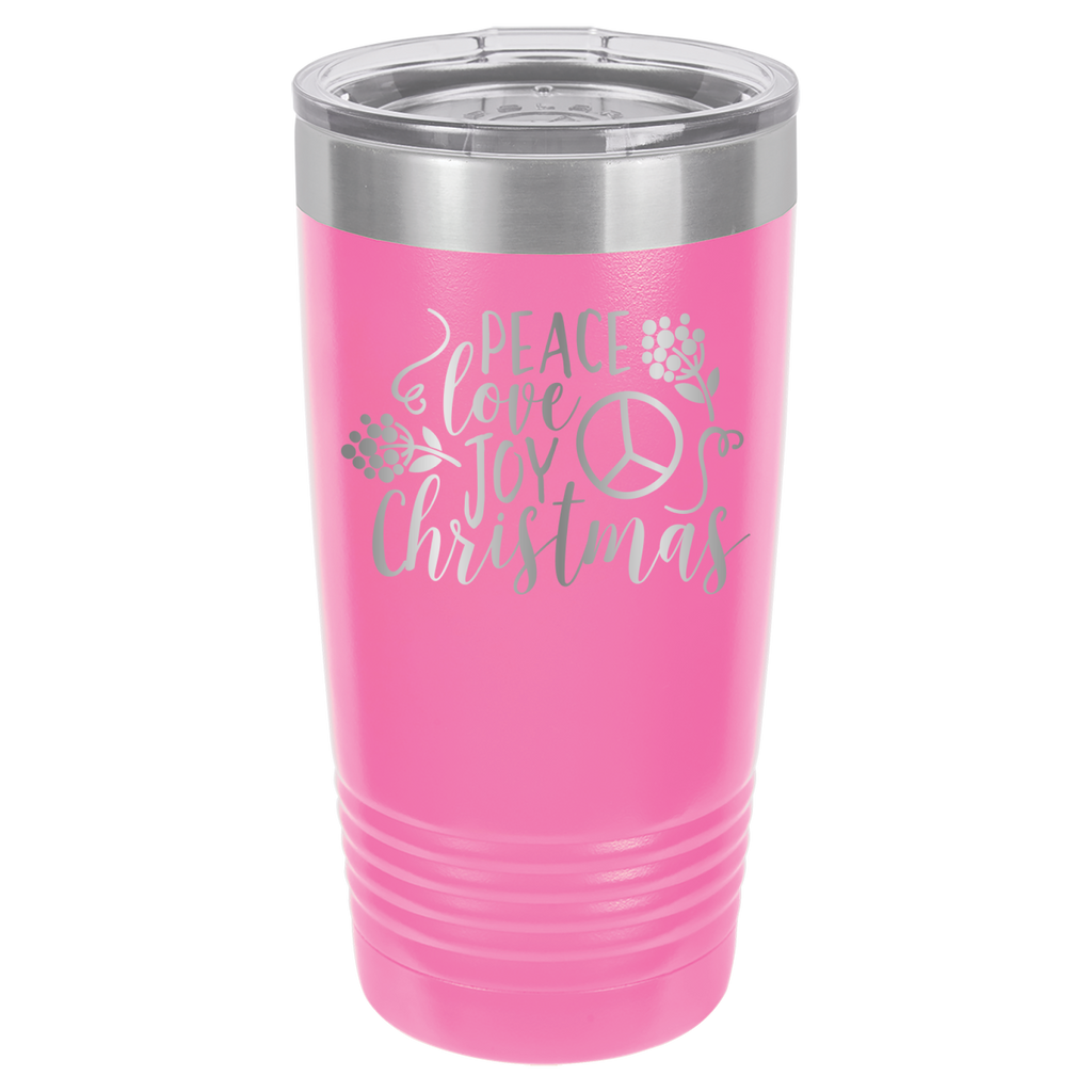 Peace Love Joy - Christmas - 20oz Polar Camel Tumbler image 12