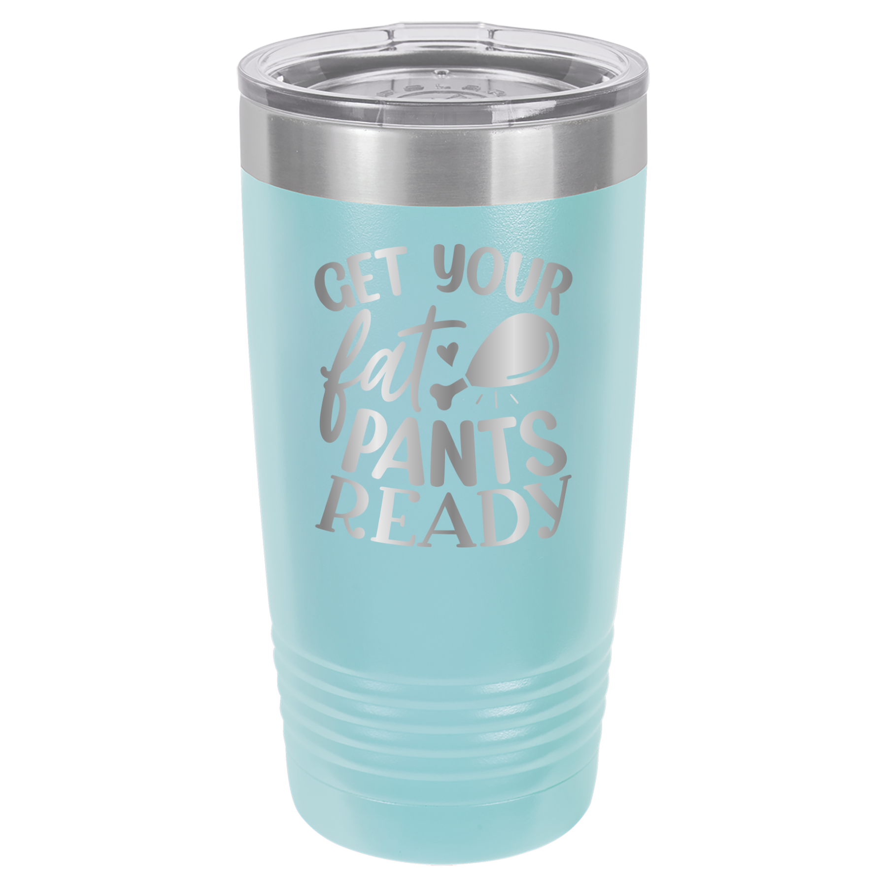 Get Your Fat Pants Ready - 20oz Polar Camel Tumbler - Light Blue image