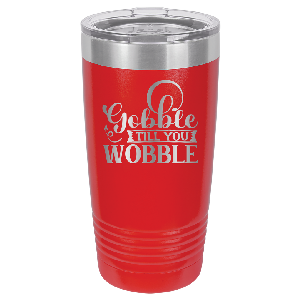 Gobble Til You Wobble - 20oz Polar Camel Tumbler image 14