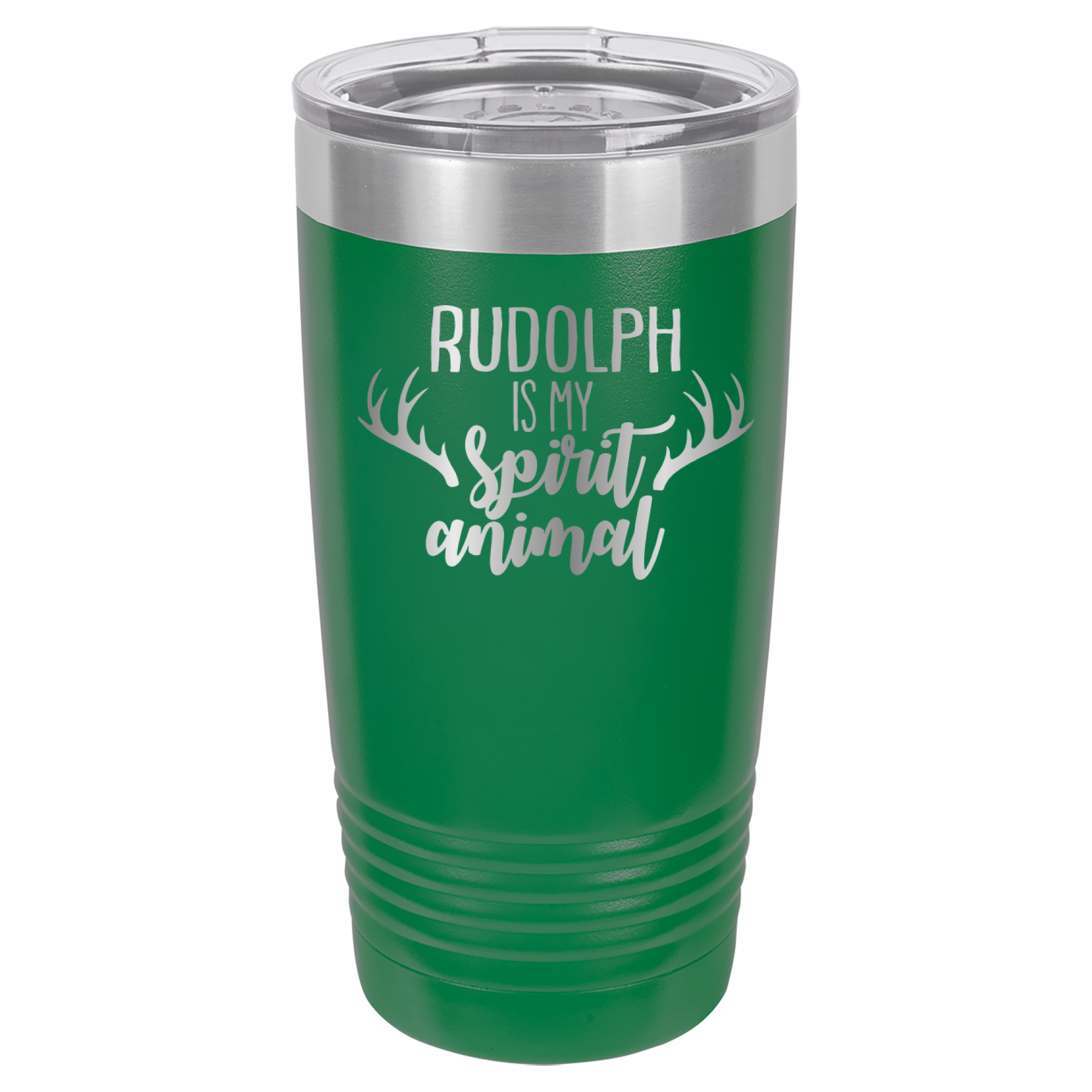 Rudolph Is My Spirit Animal - 20oz Polar Camel Tumbler image 5