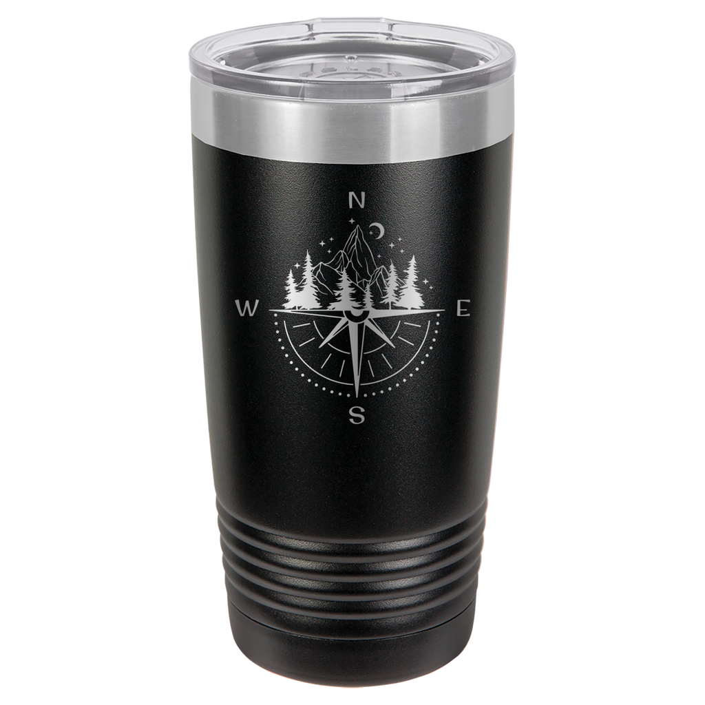 Compass, Map, or Adventure - 20oz Polar Camel Tumbler image 1
