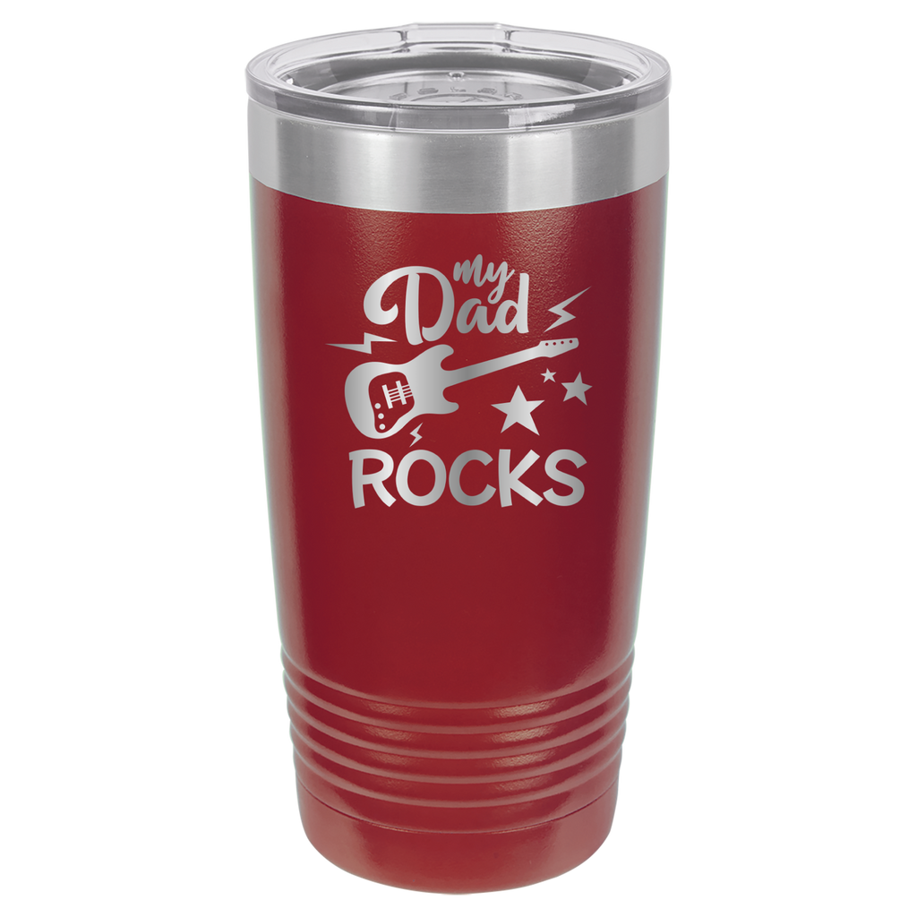 My Dad Rocks - 20oz Polar Camel Tumbler image 8