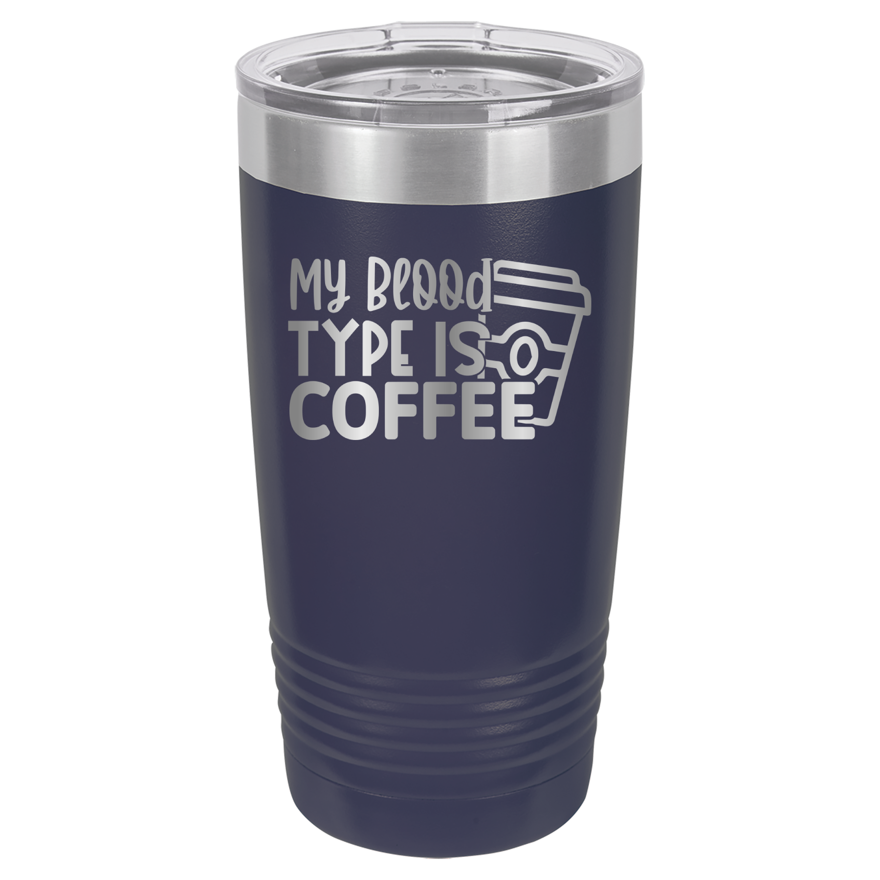 My Blood Type Is Coffee - 20oz Polar Camel Tumbler image 9