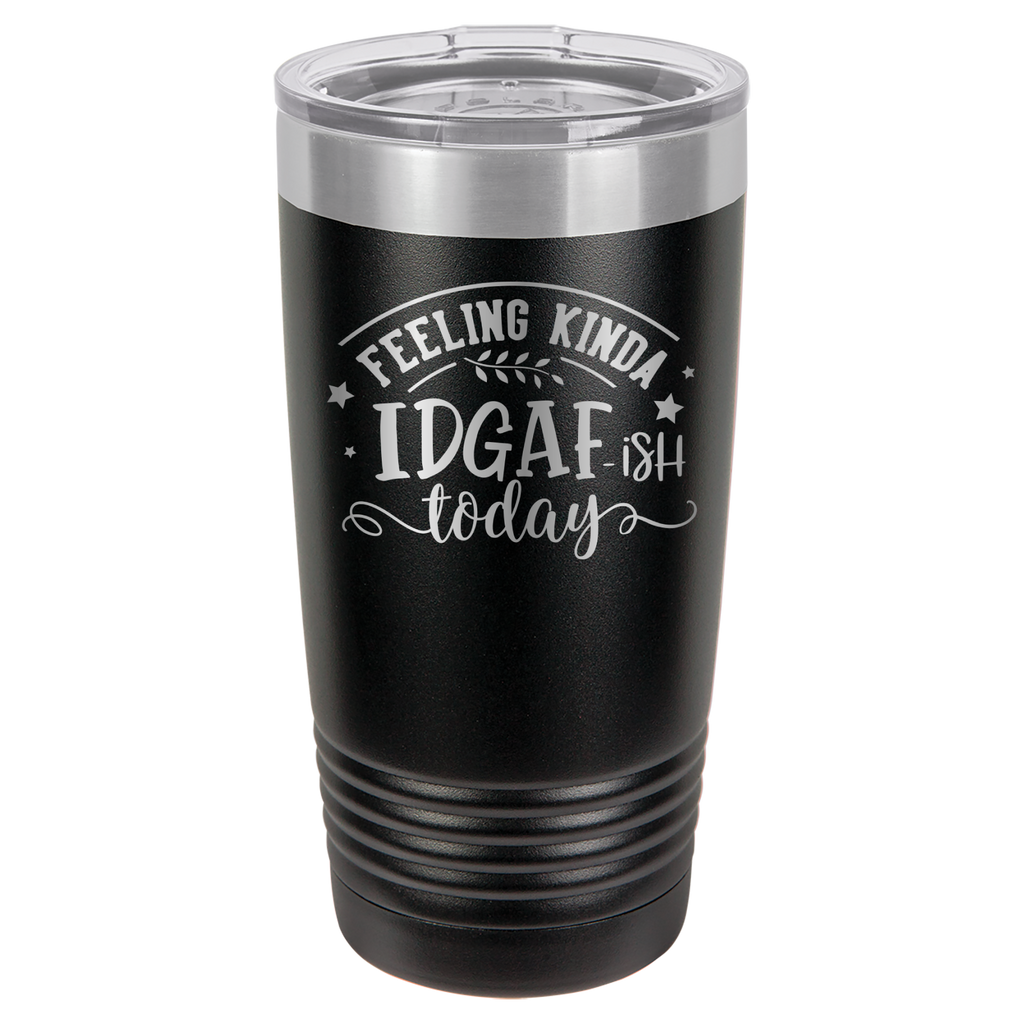 Kinda Feeling IDGAFish Today - 20oz Polar Camel Tumbler image 0