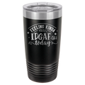 Kinda Feeling IDGAFish Today - 20oz Polar Camel Tumbler image 0