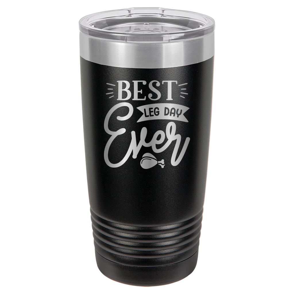 Best Leg Day Ever - 20oz Polar Camel Tumbler image 1