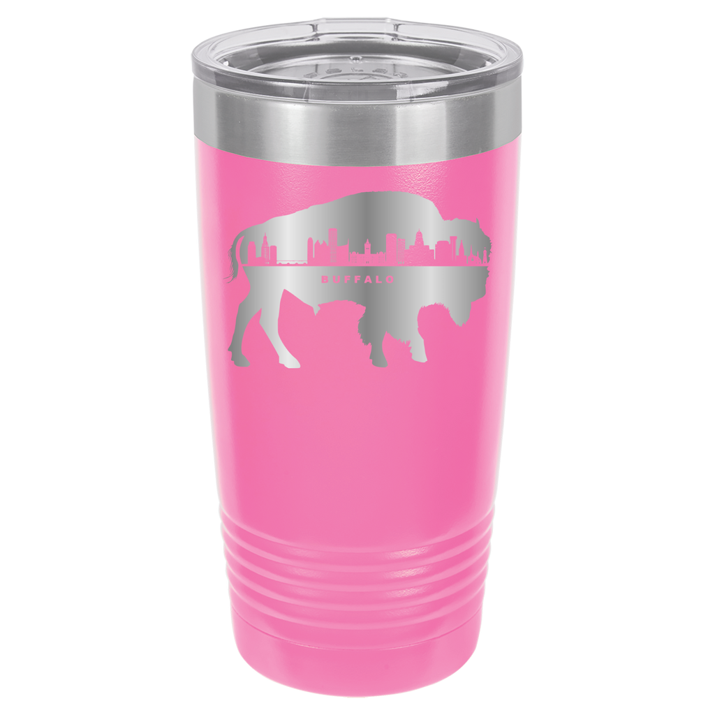 City of Buffalo NY Skyline 20oz Polar Camel Tumbler image 12