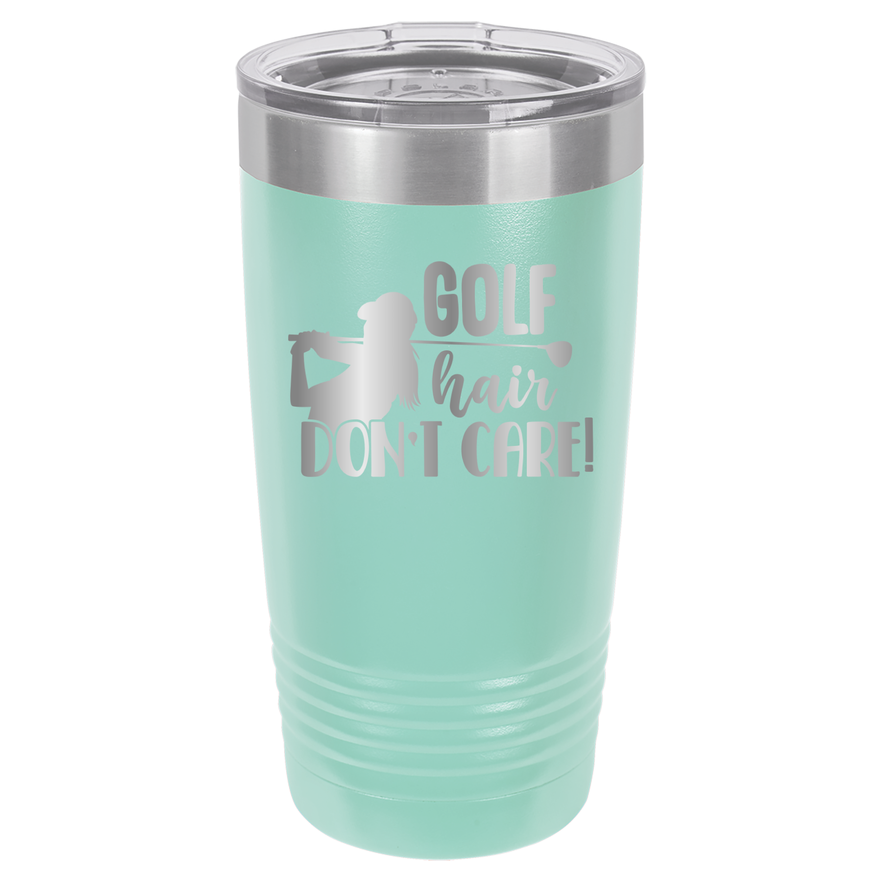 Golf Hair, Don't Care - 20oz Polar Camel Tumbler image 15