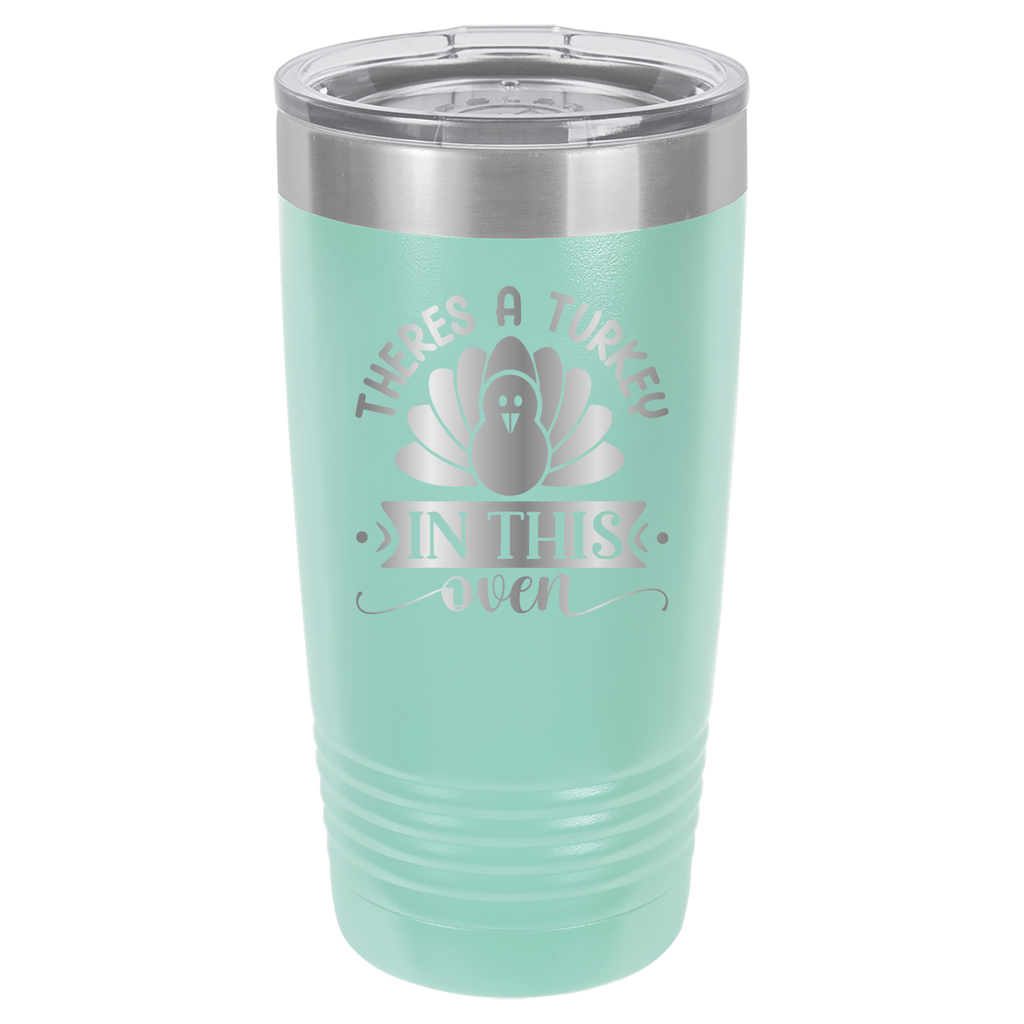 There's A Turkey In This Oven - 20oz Polar Camel Tumbler image 14
