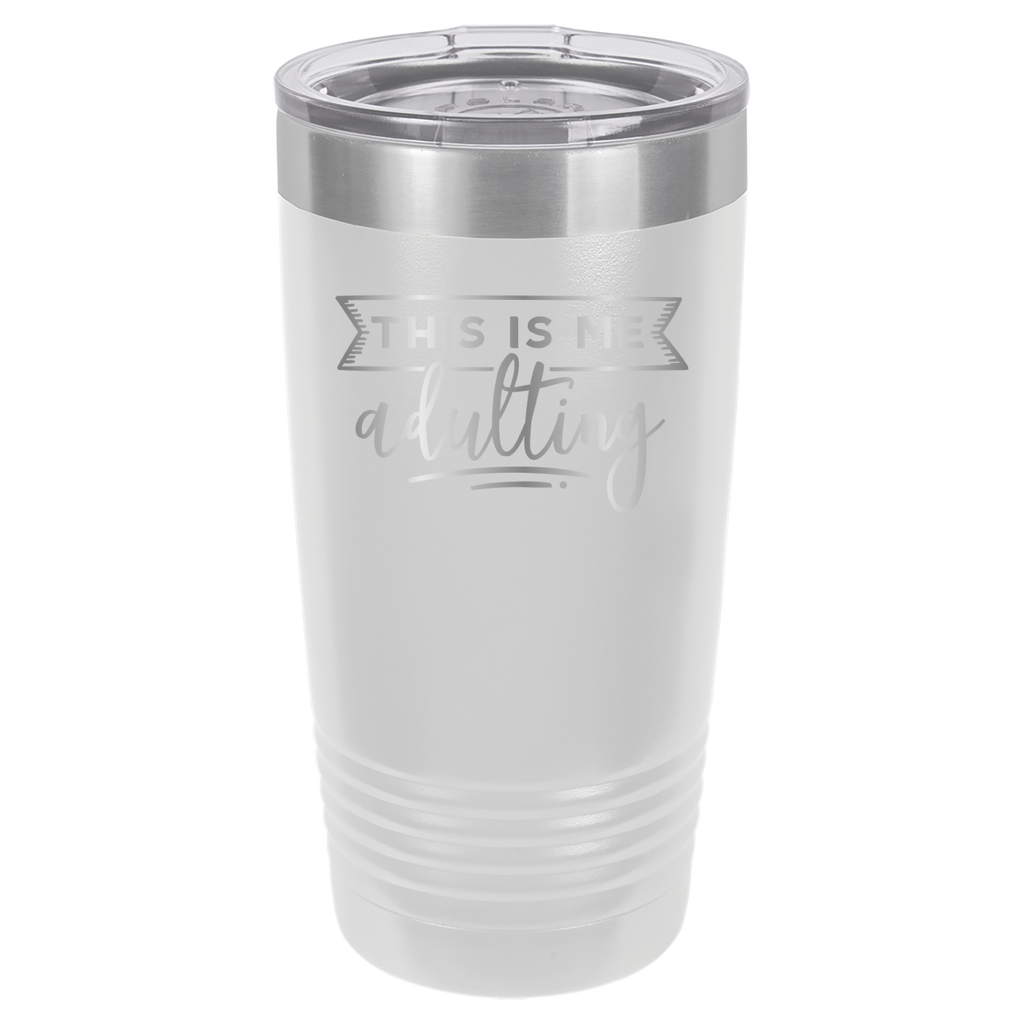 This Is Me Adulting - 20oz Polar Camel Tumbler image 3