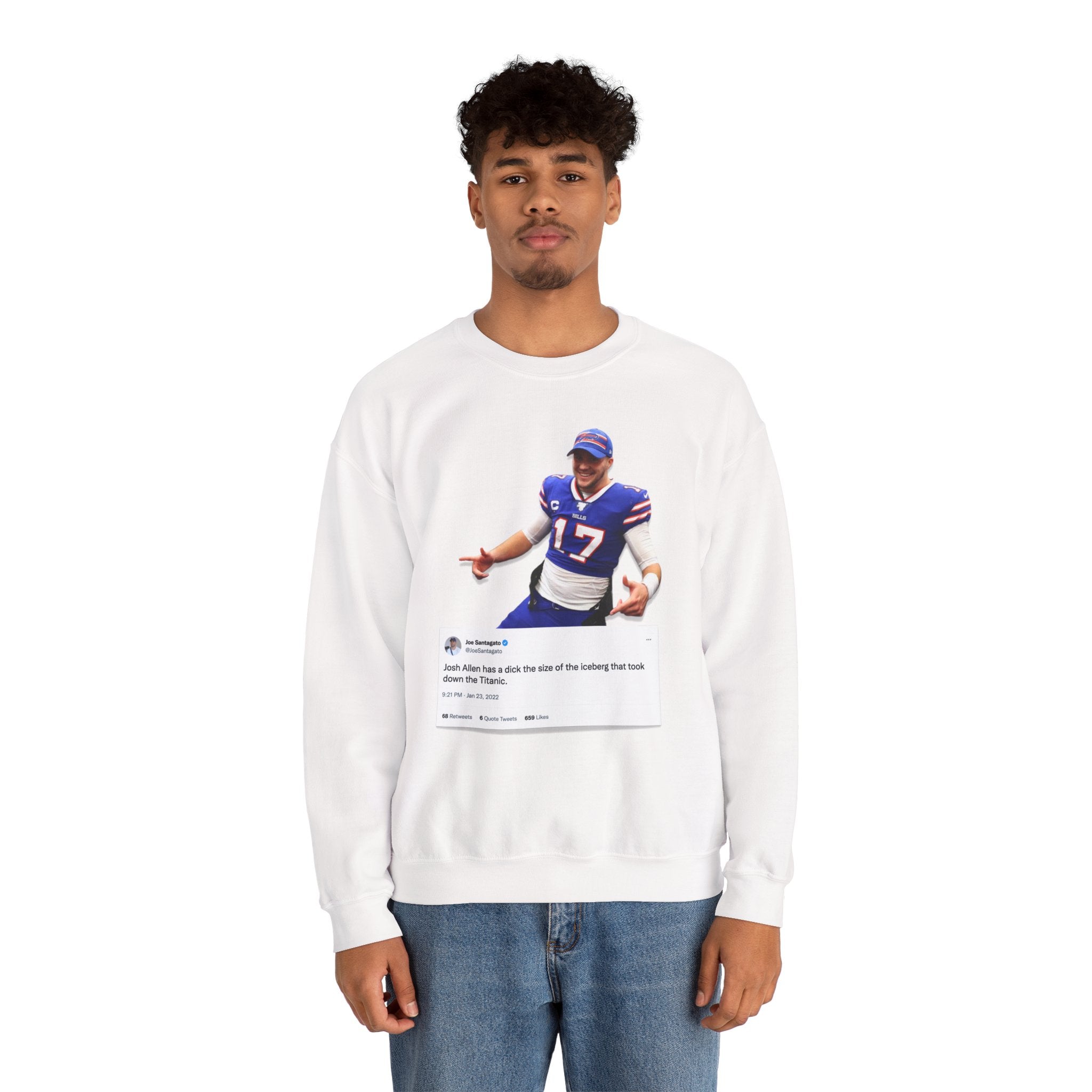 Josh Allen is Packin' Sweatshirt