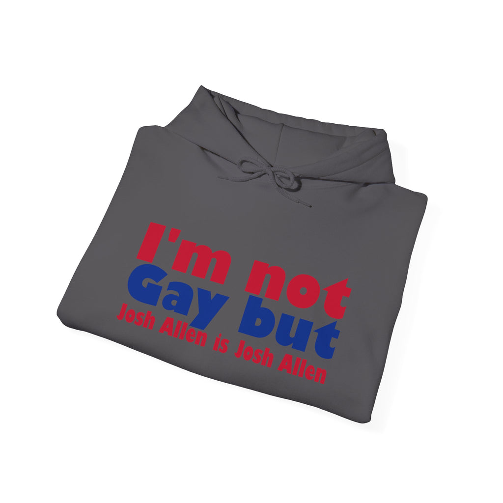 I'm not Gay, but Josh Allen is Josh Allen hoodie- Buffalo Bills Mafia