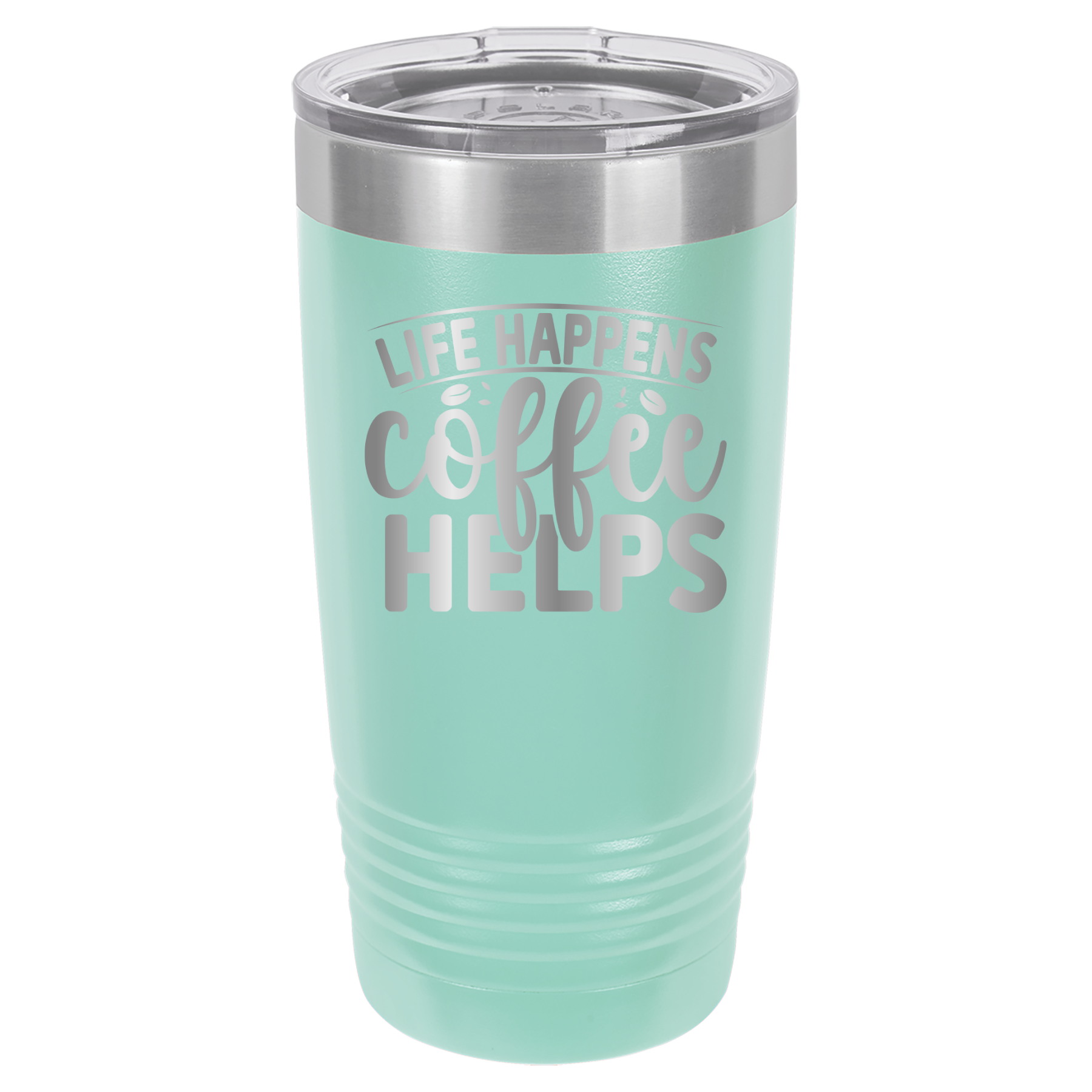 Life Happens Coffee Helps - 20oz Polar Camel Tumbler image 4