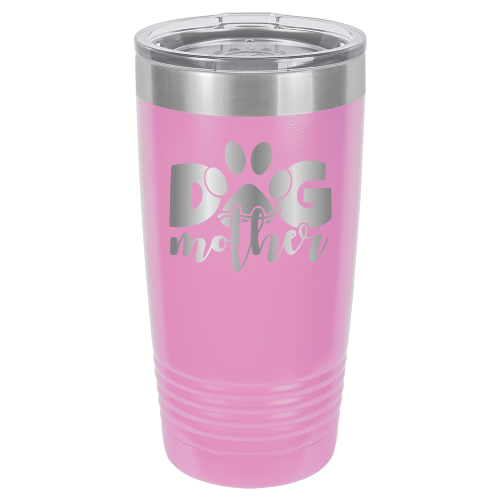 Dog Mother - 20oz Polar Camel Tumbler - Light Purple image