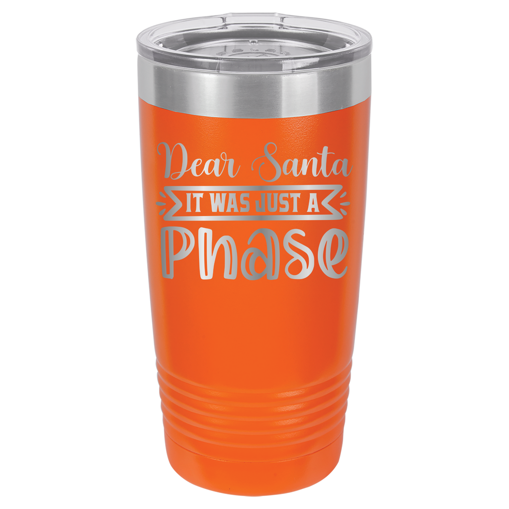 Dear Santa It Was Just A Phase - 20oz Polar Camel Tumbler image 11
