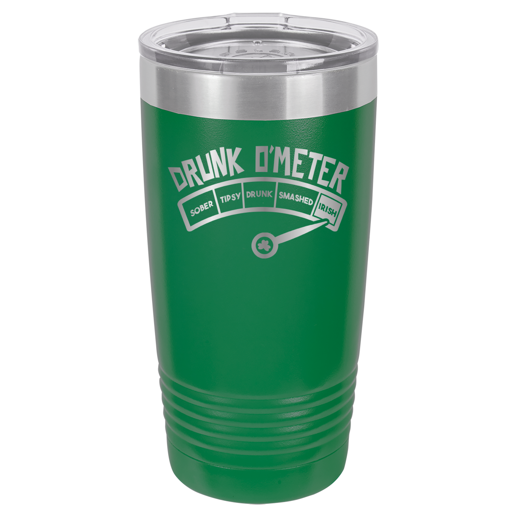 St. Patrick's Day Tumbler - How drunk?  Irish! - 20oz Tumbler - Green image