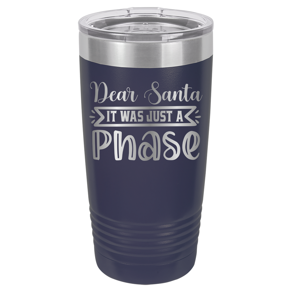 Dear Santa It Was Just A Phase - 20oz Polar Camel Tumbler image 9