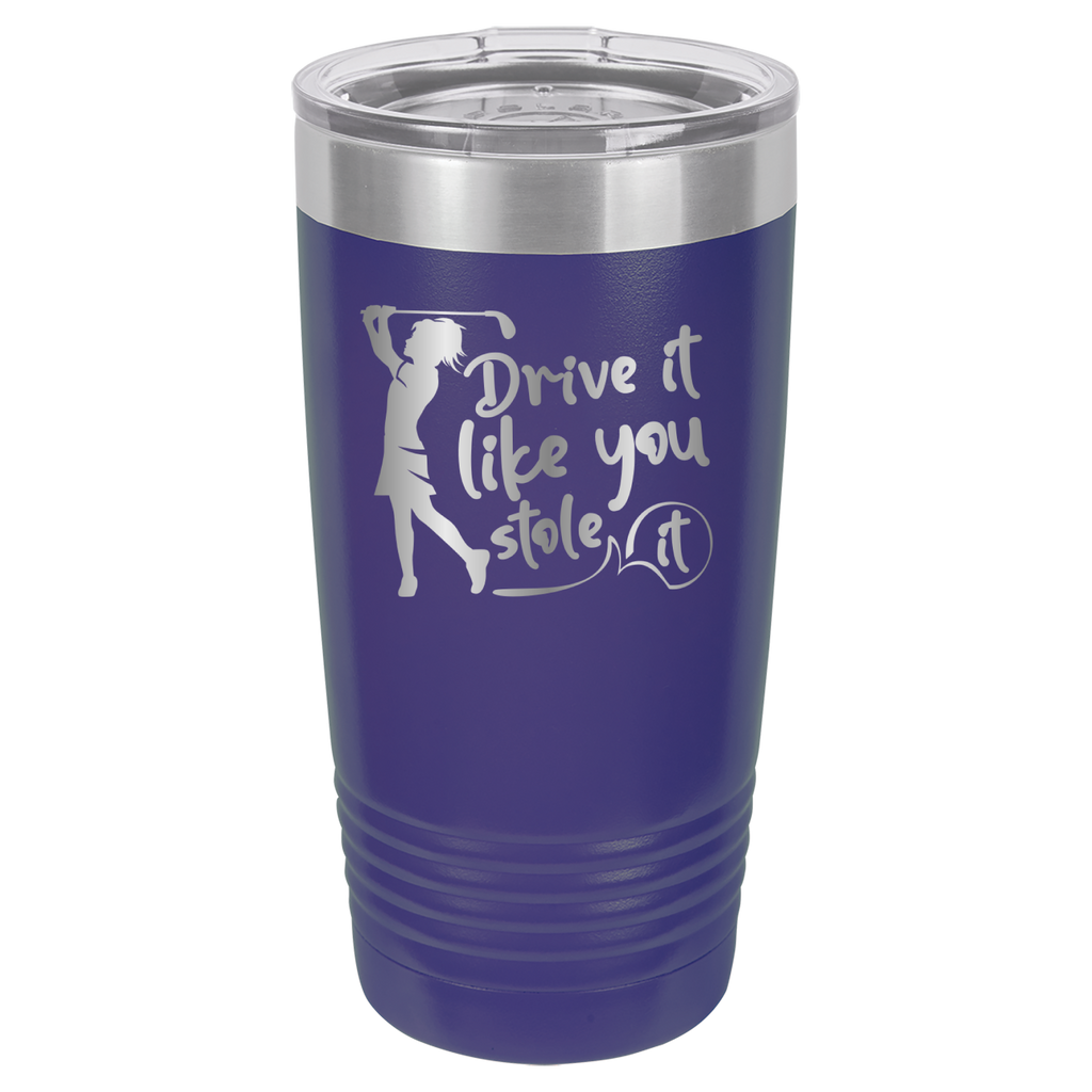 Drive It Like You Stole It (Female) - Golf - 20oz Polar Camel Tumbler image 5