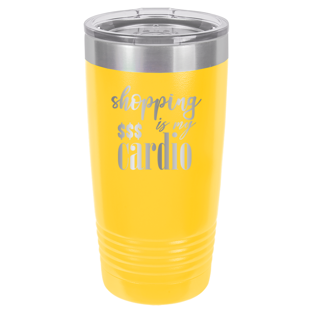 Shopping Is My Cardio - 20oz Polar Camel Tumbler image 17