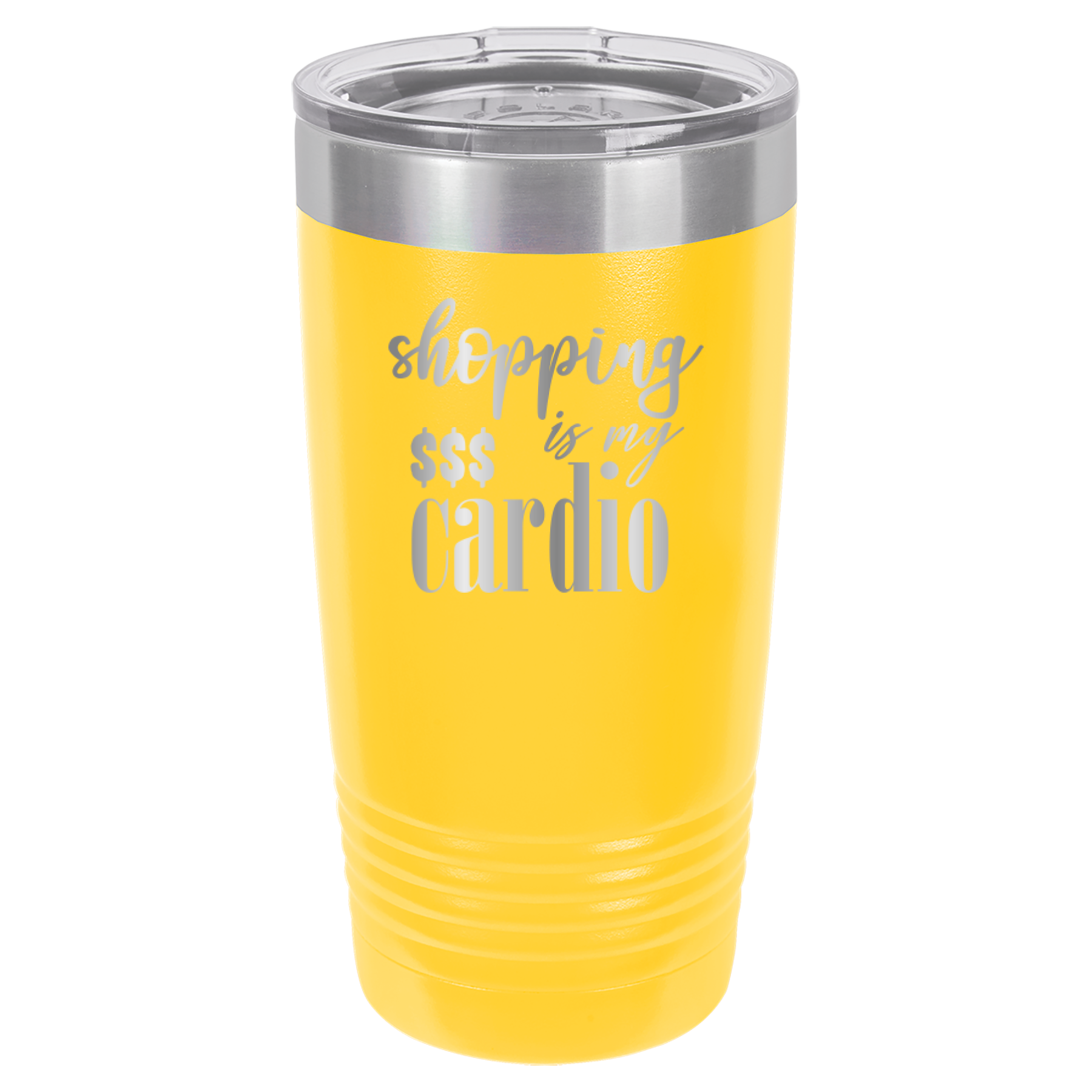 Shopping Is My Cardio - 20oz Polar Camel Tumbler image 17