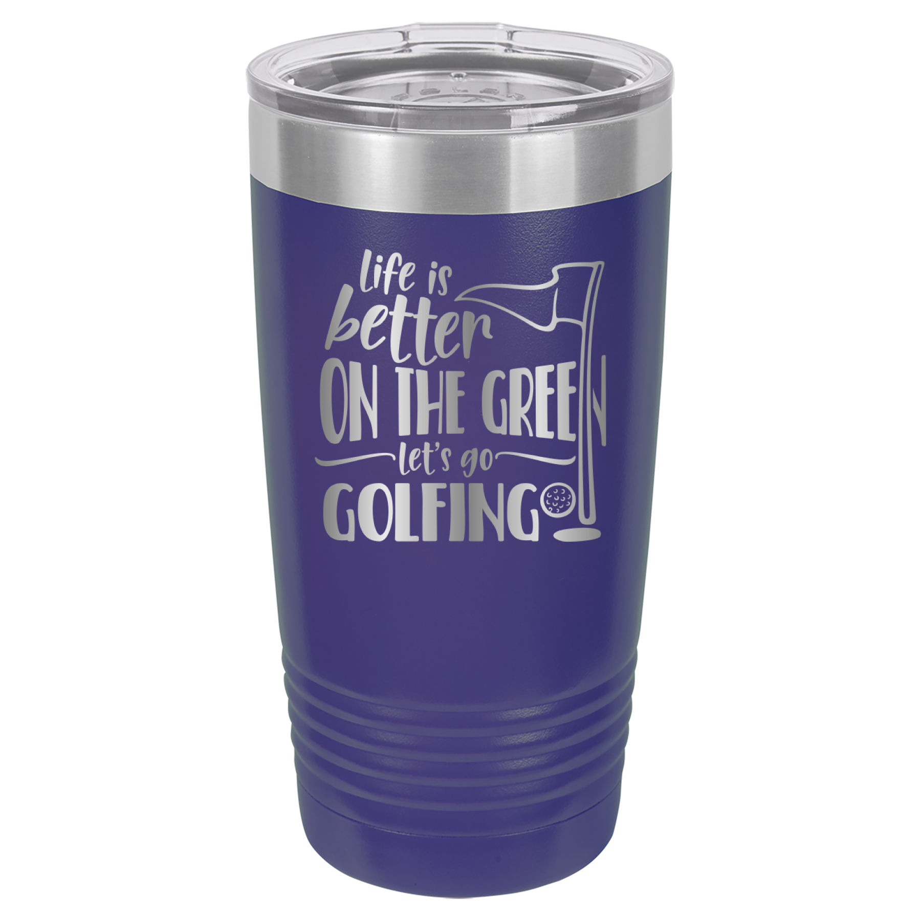 Life Is Better On The Green, Let's Go Golfing - 20oz Polar Camel Tumbler image 13