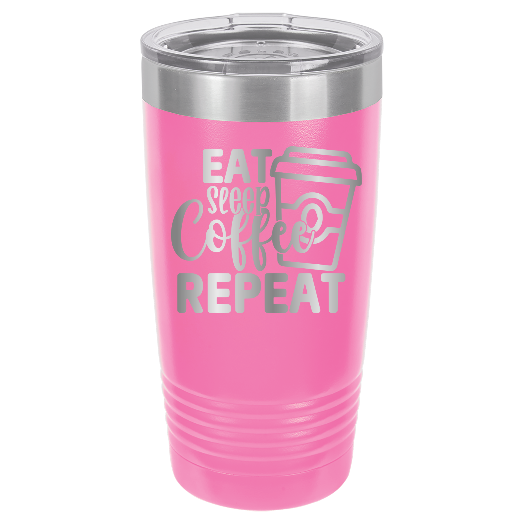 Eat, Sleep, Coffee, Repeat - 20oz Polar Camel Tumbler - For Coffee Lovers! image 6