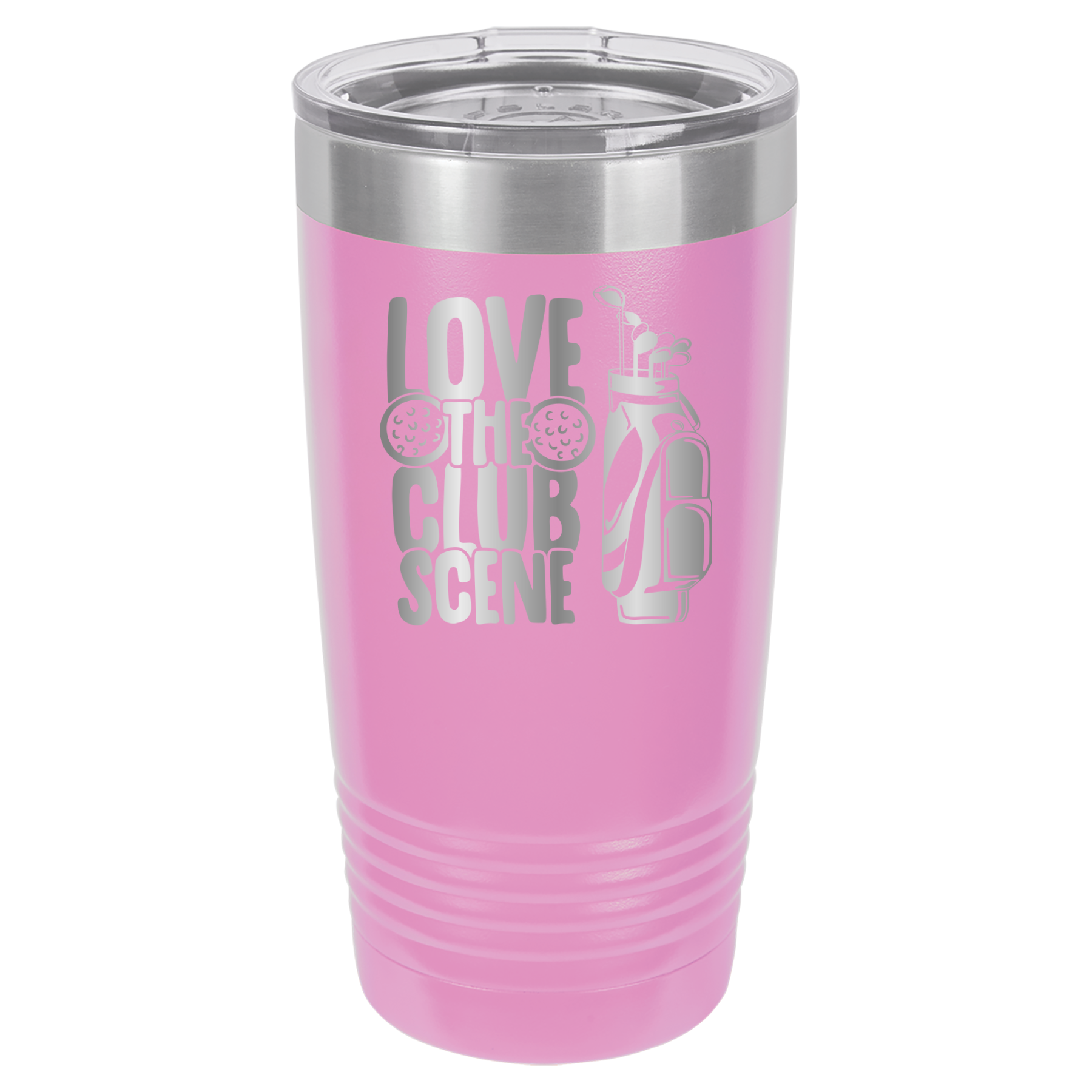 Love The Club Scene - Golf - 20oz Polar Camel Tumbler - Light Purple image