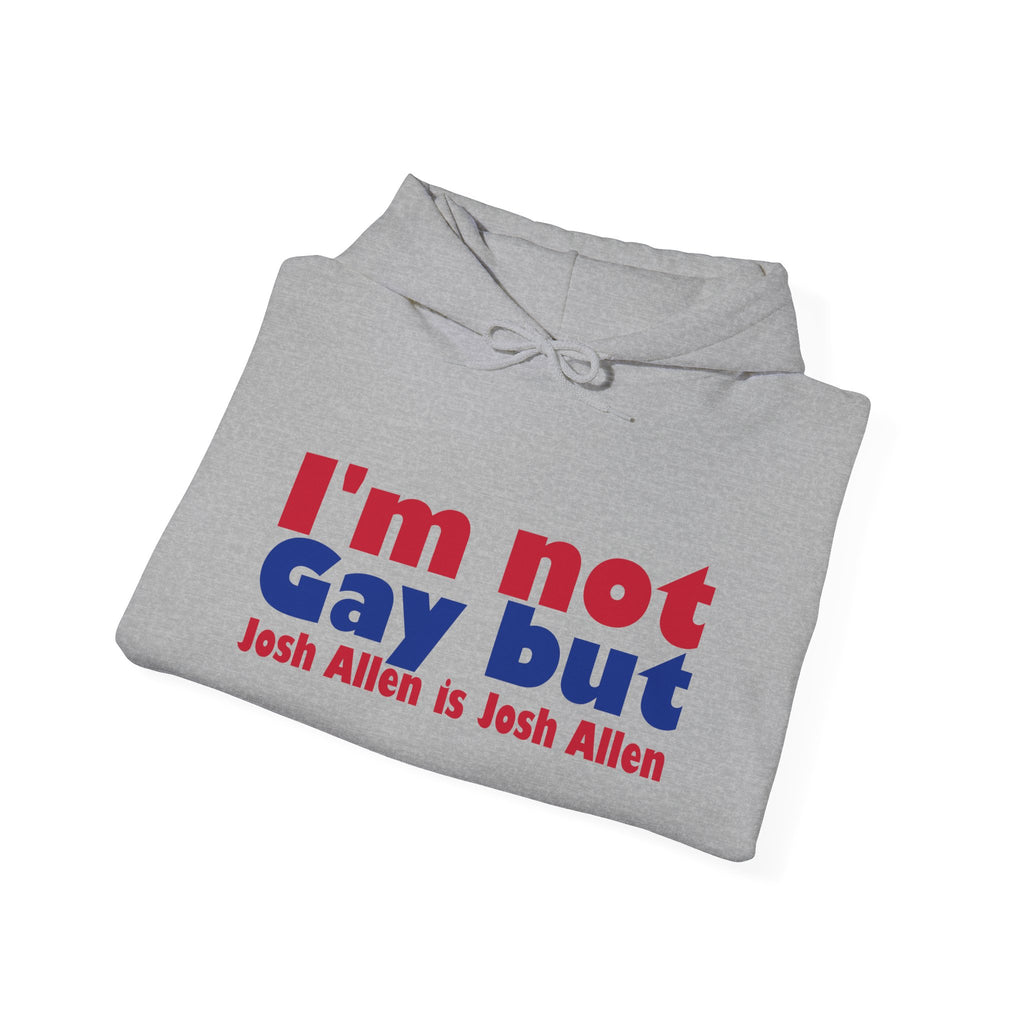 I'm not Gay, but Josh Allen is Josh Allen hoodie- Buffalo Bills Mafia