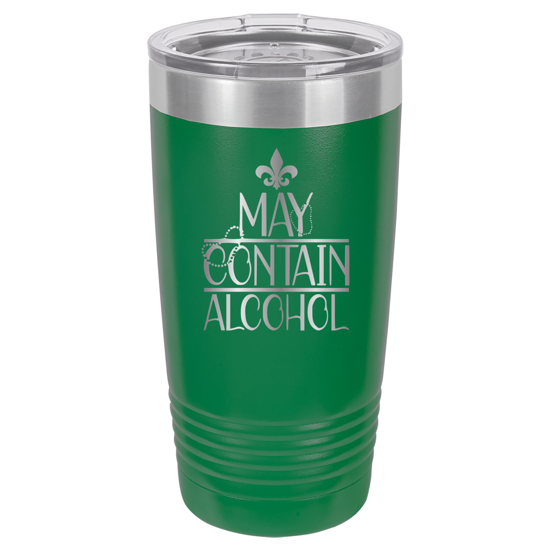 May Contain Alcohol - Mardi Gras, New Orleans, NOLA - 20oz Polar Camel Tumbler image 13