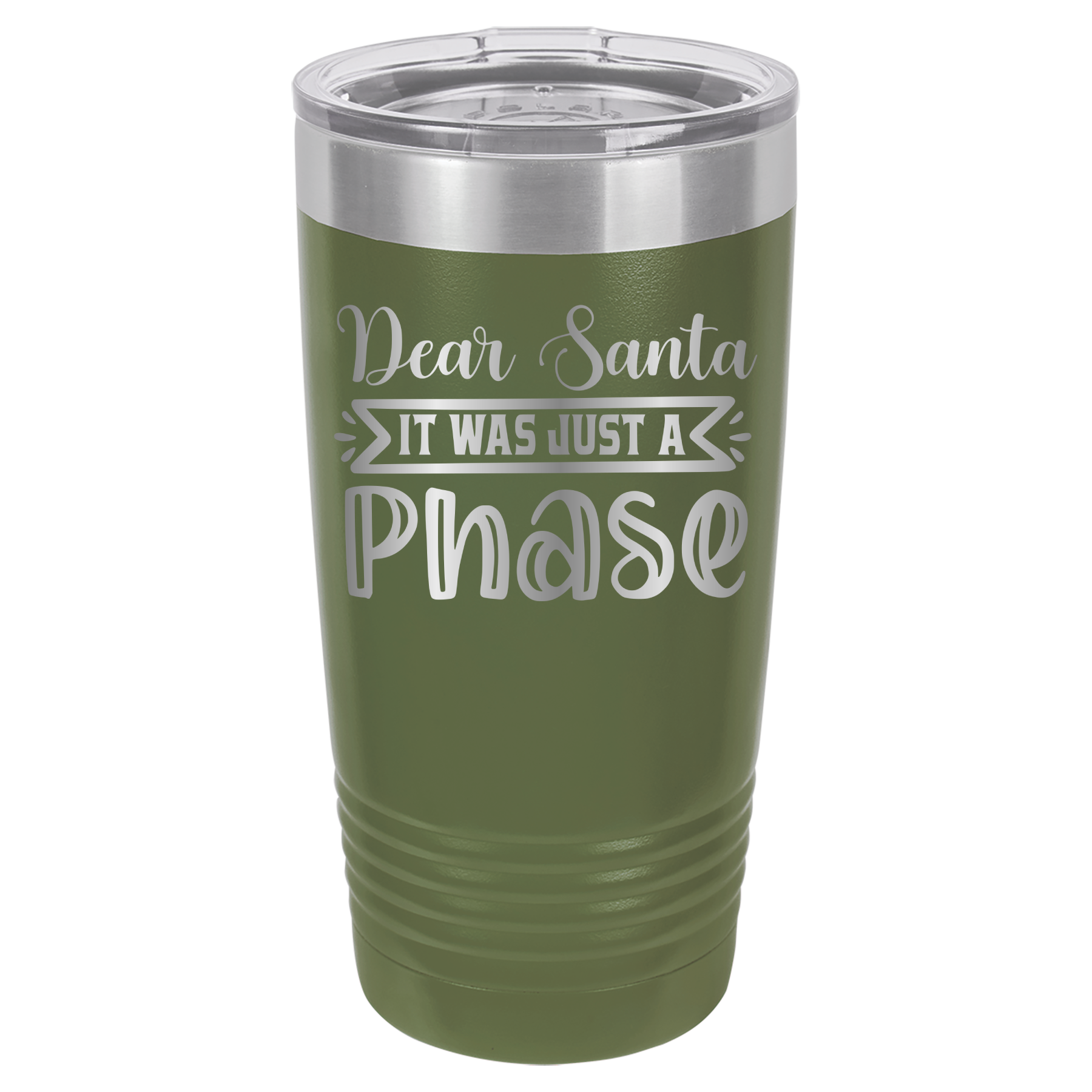 Dear Santa It Was Just A Phase - 20oz Polar Camel Tumbler image 10