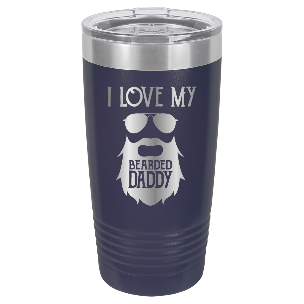 I Love My Bearded Daddy - 20oz Polar Camel Tumbler image 0