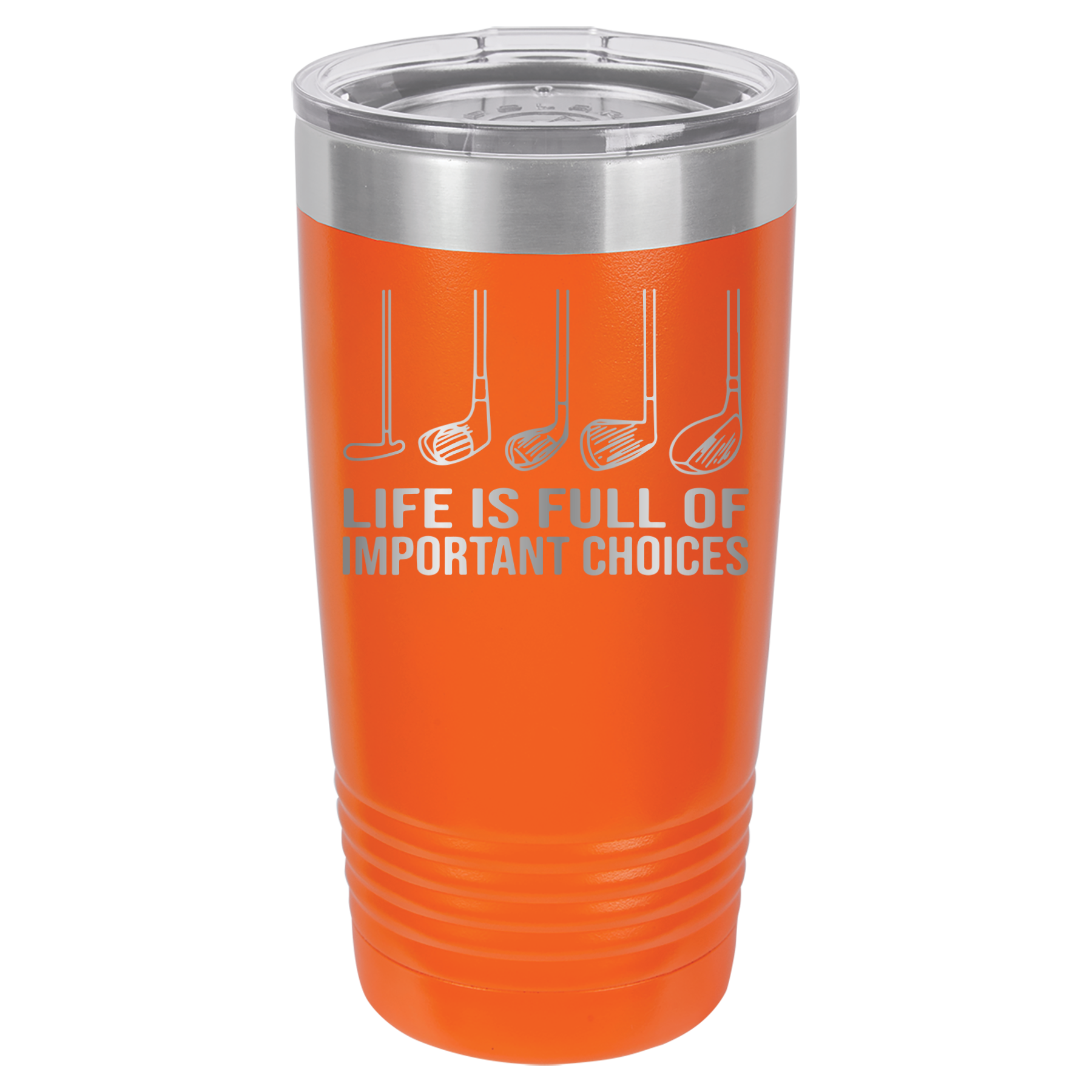 Life Is Full of Important Choices - Golf - 20oz Polar Camel Tumbler image 7