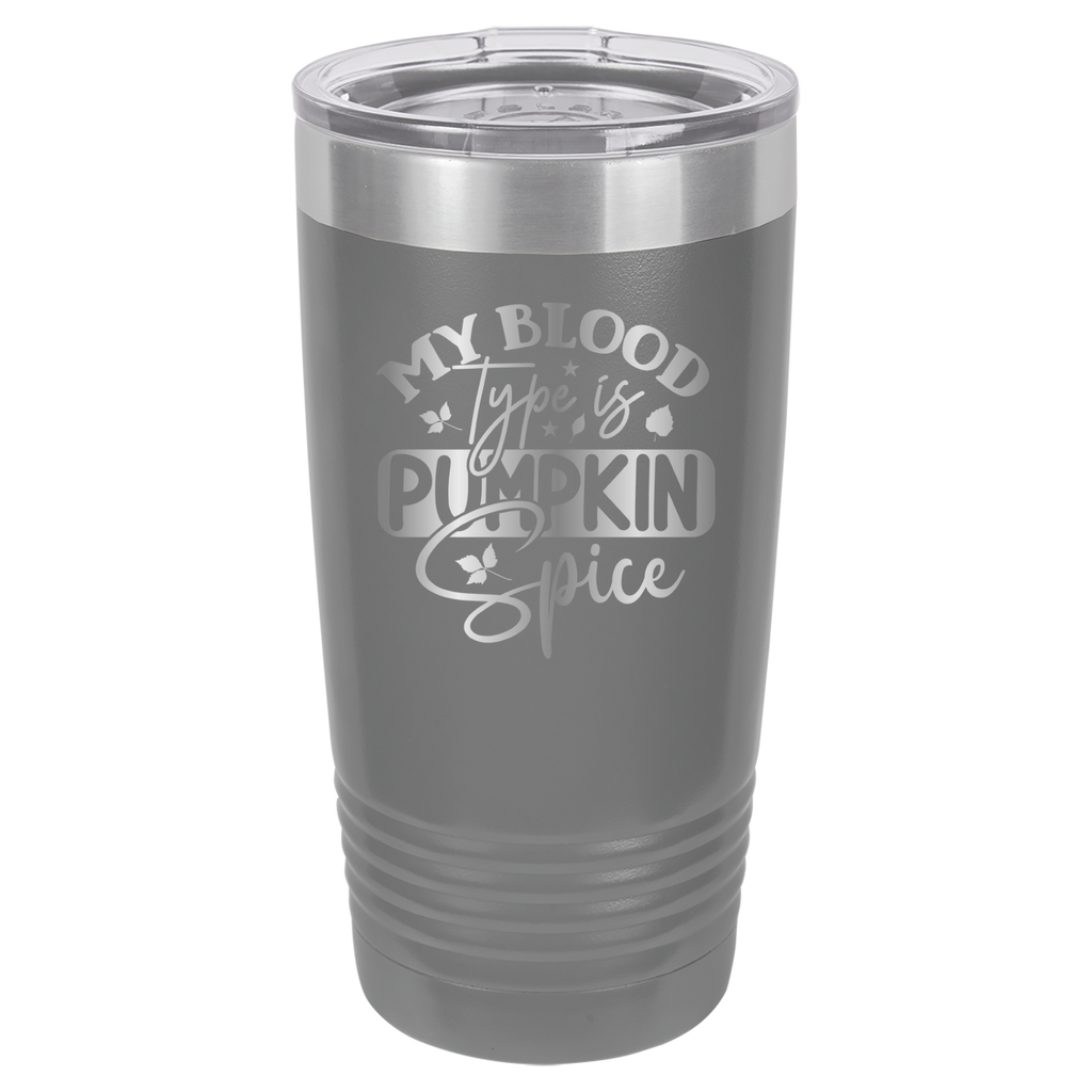 My Blood Type Is Pumpkin Spice - 20oz Polar Camel Tumbler image 4