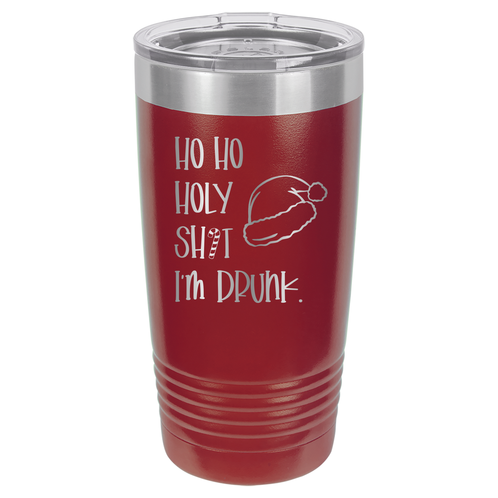 Ho Ho Holy Shit I'm Drunk - 20oz Polar Camel Tumbler image 10