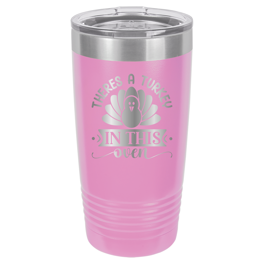 There's A Turkey In This Oven - 20oz Polar Camel Tumbler image 7